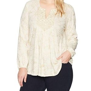 (NWOT) Lucky Brand 3/4 sleeve shirt